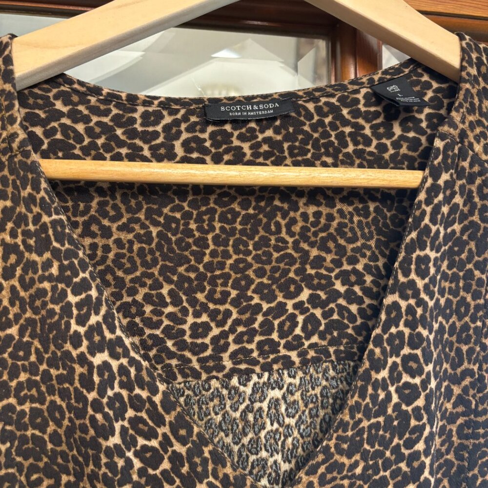 Scotch & Soda dress size large cheetah pattern - Picture 3 of 4